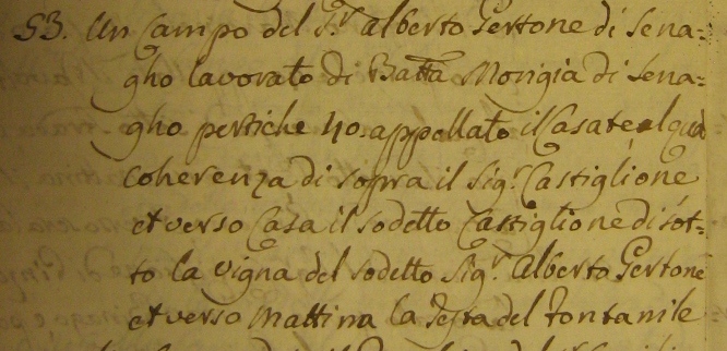La lite per le decime sui fondi di Pinzano